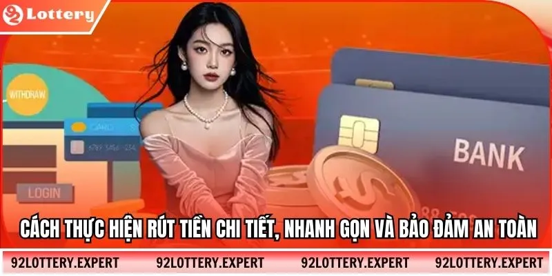 Cách thực hiện rút tiền chi tiết, nhanh gọn và bảo đảm an toàn.
