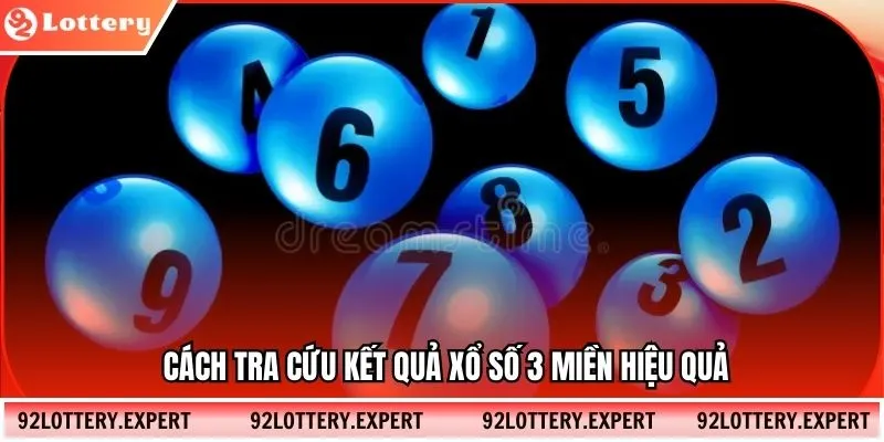 Cách tra cứu kết quả xổ số 3 miền hiệu quả
